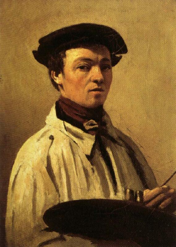 Jean Baptiste Camille  Corot Self-Portrait